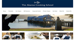 Desktop Screenshot of akaroacooking.co.nz